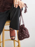 HAND KNIT POUCH /Y251-08019